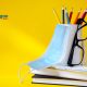 pencils-books-mask and glasses